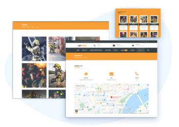 AT Fire Professional Firefighter Website template